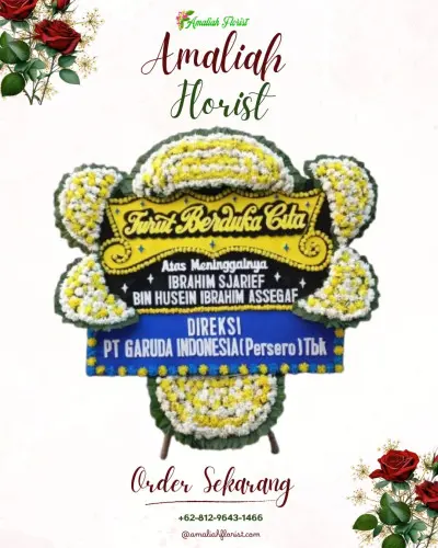 Papan Bunga Duka di Dadap Ayam